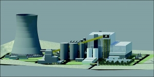 Vizualizace elektrárny v Turecku
