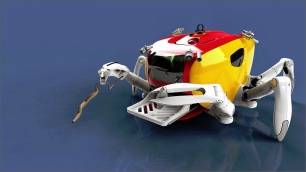 Záchranářský kráčivý robot Crabster (Foto: KIOST)
