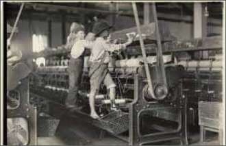 Dětská práce v brněnských továrnách
