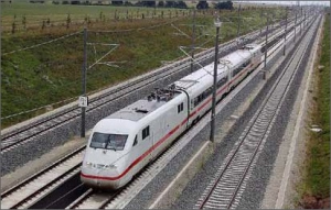 Testovací jednotka ICE-S v úseku Jüdendorf – Lipsko bude na podzim prověřovat trať rychlostí až 330 km/h