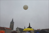 Balon doletěl do výšky 35 kilometrů