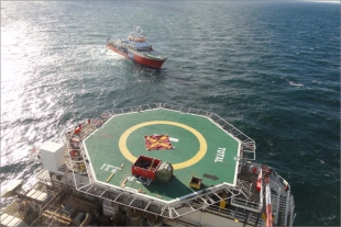 Sledovací systém ERA monitoruje lety vrtulníků zásobujících plošiny pro těžbu ropy u holandského pobřeží.