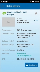 CNG stanice v ČR naleznete prostřednictvím několika mobilních aplikací