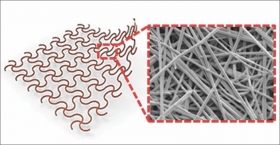 Vodivé nanodrátky použité k vývoji nanokůže měří kolem 150 nanometrů a průměr mají asi 50 nanometrů