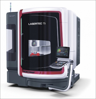 Stroj Lasertec 75 Shape byl ve Pfrontenu představen ve světové premiéře