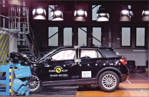 V jedné z posledních skupin automobilů, které absolvovaly bezpečnostní testy NCAP, získal Audi Q2 jako jeden z mála plný počet pěti hvězdiček