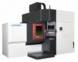 Stroj Okuma MU-6300V LA SER EX umožňuje frézování, soustružení, broušení, laserové nanášení kovů (LMD) a tepelné opracování ©Okuma