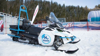 Lynx HySnow – sněžné vozidlo poháněné vodíkovými palivovými články od společnosti Rotax /Foto: BRP-Rotax GmbH &amp; Co KG/
