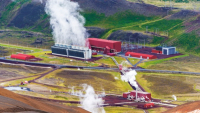 Geotermální elektrárna Krafla v regionu Nordurland eystra na severním Islandu © Sasha64f/iStock