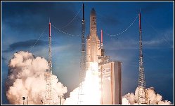 Start ARIANE 5 s družicí ASTRA 2F