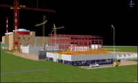 3D digitální model řízení jaderné elektrárny 