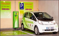 Dobíjecí stanice elektromobilů v prostoru pakroviště ND