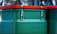 Skladování použitých čisticích utěrek MEWA