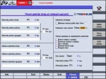 Obr. 1 Stav momentální spotřeby elektrické energie na stroji (TOSHULIN)