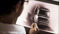 Při návrhu nového vozu Volvo FH kladli velký důraz na design a emoční stránku spojenou s tímto truckem Při návrhu nového vozu Volvo FH kladli velký důraz na design a emoční stránku spojenou s tímto truckem