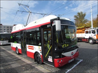 Elektrobus Siemens - Rampini v Pardubicích