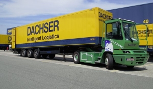 DACHSER testoval terminálový tahač na elektropohon