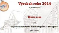 Ocenění Výrobek roku pro materiál DuPont™ Energain® Ocenění Výrobek roku pro materiál DuPont™ Energain®