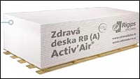Sádrokartonová deska Activ’Air se postará o „hospodaření“ s formaldehydem