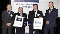 Oceněný Vladimír Andrlík druhý zprava