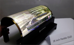 Ohebný OLED displej (Foto: LG-Electronic)