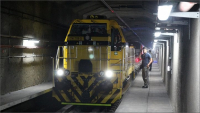 Lokomotiva 741.708-2 z produkce CZ LOKO při testu v podmořském tunelu Marmaray Lokomotiva 741.708-2 z produkce CZ LOKO při testu v podmořském tunelu Marmaray