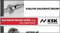 Optimálně uložené kuličkové šrouby v ucelené řadě ložisek LKSN a LKSF