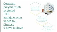 Centrum polymerních systémů slavnostně otevřeli ve Zlíně