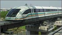 Maglev na magnetické dráze v Šanghaji