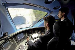 Řídicí pult Frecciarossy