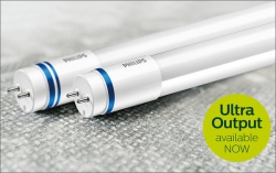 LED trubice Philips jsou o 65 % energicky efektivnější než fluorescentní zářivky a díky funkci InstalFit se výrazně zkrátí čas jejich instalace