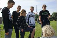 Pekelné soustředění. Zprava Ondřej, Jakub, Adam, Vojta, Alenka.