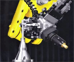 Obr. 2: Integrovaná 6osá robotická jednotka Fanuc