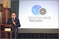 úvodu Strojírenského fóra vystoupil ministr průmyslu a obchodu Jan Mládek