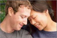 Mark Zuckerberg s manželkou Priscillou