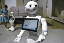 Inteligentní robot Pepper se loni v červnu poprvé objevil v Japonsku.