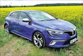 Nejvýkonnější Mégane čtvrté generace je ve verzi GT postavený na pneumatikách 225/40R18