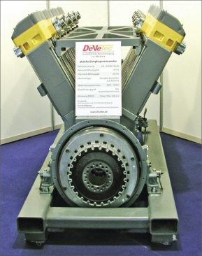 Parní expanzní motor německé firmy Devetec (náhrada plynové turbíny) pro Organický Rankinův Cyklus