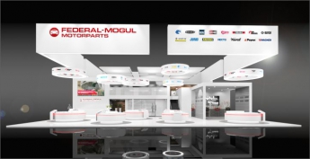 Stánek společnosti Federal-Mogul na veletrhu Automechanika 2016 ve Frankfurtu nad Mohanem