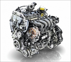 Benzínový 1,6litrový motor Tce 200 je přeplňovaný turbodmychadlem a palivo se vstřikuje přímo do spalovacího prostoru