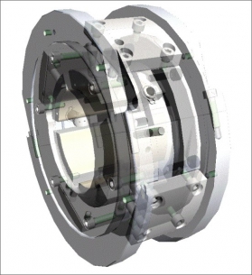 3D model segmentového ložiska