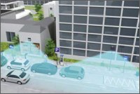Radarové senzory předávají informaci o obsazenosti parkovacích míst