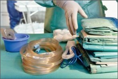 Sety ProcedurePak® redukují čas nezbytný k předoperační přípravě na polovinu /Zdroj: Mölnlycke Health Care/