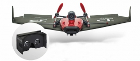 Dron s duální kamerou pracující v normálním nebo termoprovozu