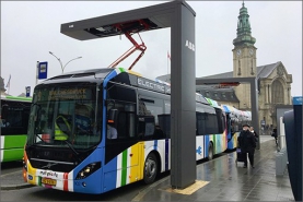 Dvě rychlonabíječky pro hybridní elekro-autobusy byly též uvedeny do provozu koncem minulého týdne na hlavním nádraží ve městě Lucemburku