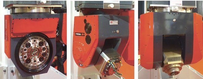 Plejáda výměnných frézovacích hlav strojů FIDIA