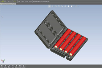 Aplikace eDrawing slouží ke komunikaci a umožňuje zobrazovat výsledky simulací