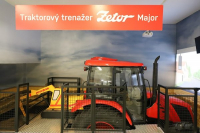 Traktorový simulátor je na území ČR ojedinělou atrakcí Traktorový simulátor je na území ČR ojedinělou atrakcí