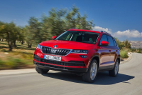 Modely segmentu SUV KODIAQ a KAROQ (na snímku) jsou pilíře dynamického růstového kurzu české automobilky.