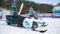 Lynx HySnow – sněžné vozidlo poháněné vodíkovými palivovými články od společnosti Rotax /Foto: BRP-Rotax GmbH & Co KG/ Lynx HySnow – sněžné vozidlo poháněné vodíkovými palivovými články od společnosti Rotax /Foto: BRP-Rotax GmbH & Co KG/